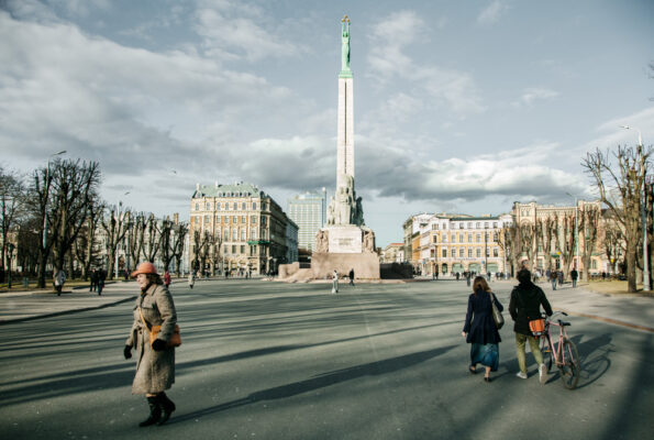Peace monument in Riga, Latvia. Foto Johanna Henriksson